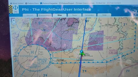 Open Source Synthetic Vision demonstration over Grand Canyon