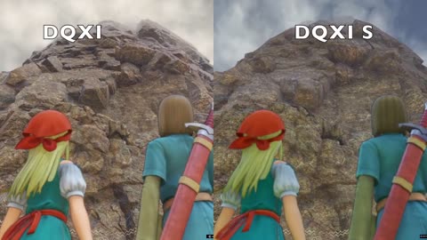 Dragon Quest XI vs , Dragon Quest XI S Comparison on PS4 Pro