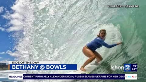 Bethany Hamilton at Ala Moana Bowls