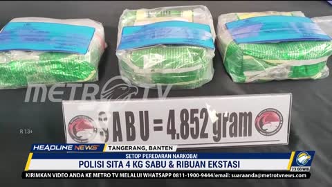 Polres Tangsel Tangkap 7 Orang Pengedar Narkoba