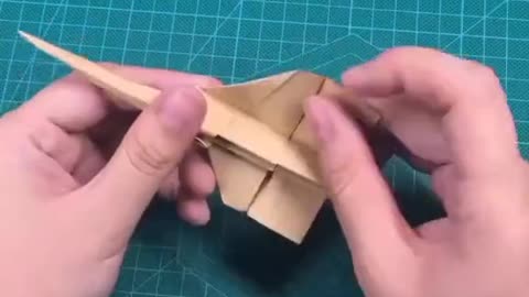 FC-31 Fighter jet Origami Fold Tutorial