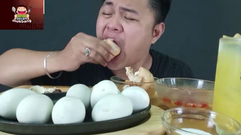 Fertilized Duck Egg MUKBANG ASMR Eating Video