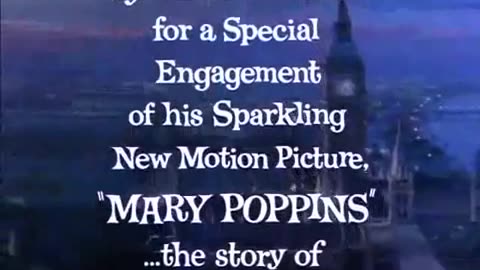 1964 Mary Poppins Movie Trailer