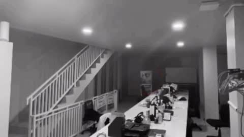 Paranormal activity caught on cctv || office ghost