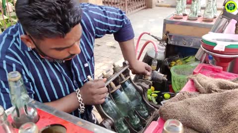 Sniper Soda | Most Epic Live Soda Opening Skills | Indian Street Food