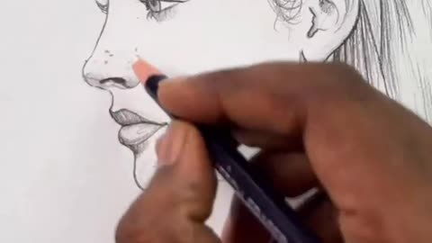 How to draw a women with pencil