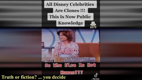 All Disney Celebrities Are Clones (Real or not, In plain sight)