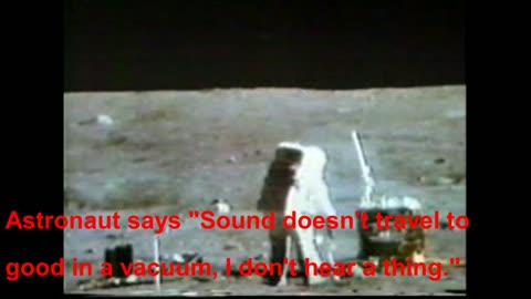 Moon Hoax -Sound of Rover Flap Closing Heard in Nevada Fake Moon Bay