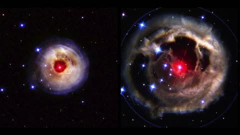 Sonification of V838 Monocerotis Light Echo