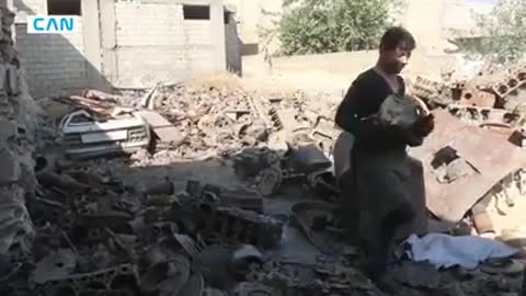 Watch how gears are made in # Kobane ...