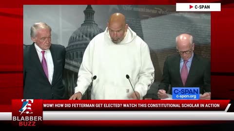 Wow! How Did Fetterman Get Elected? Watch This Constitutional Scholar In Action