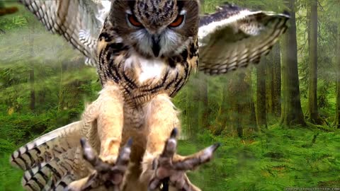 Owl Brid Wings Feathers Forest🦉🦉