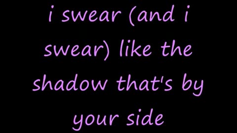 All 4 One I Swear lyrics