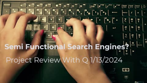 Semi Functional Search Engines 1/13/2024