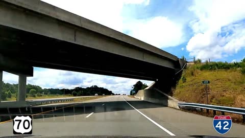 Relaxing Drive on the Goldsboro Bypass Highway US 70