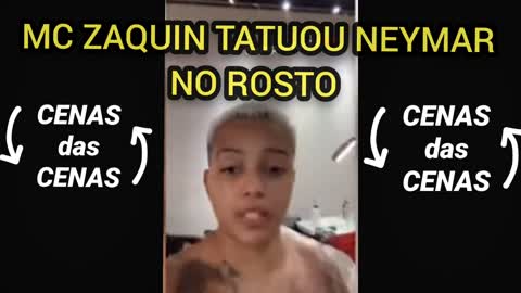 Homenagem ao Neymar Mc Zaquin Tatuou Neymar no Rosto