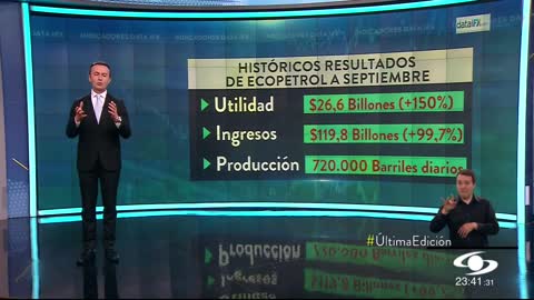 Histórico: Ecopetrol logró $26,6 billones en utilidades entre enero y septiembre de 2022