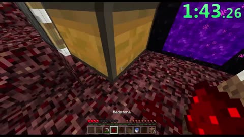 Minecraft speedrun 1.47.543 min completed #speedrun