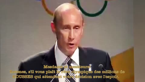 President Putin speaking French - Président Poutine parlant français