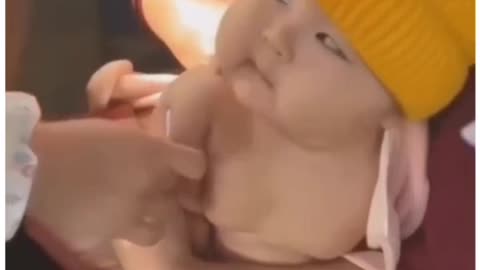 Emotional baby funny video