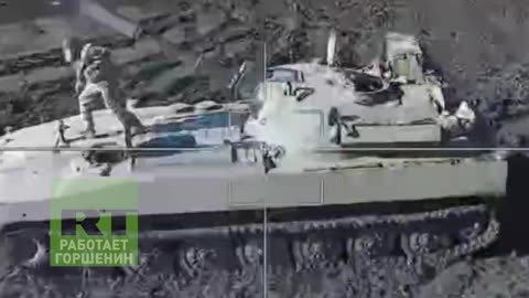 Lancet Drone vrs Ukrainian self-propelled guns 2S1