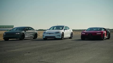 The World's Quickest Cars | Lucid Air Sapphire v Bugatti Chiron v Tesla Plaid | Cammisa's Drag Race