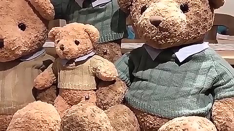 teddy bear family