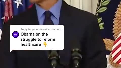 Obama on the struggle to reform healthcare