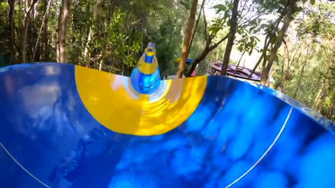 World's Longest Waterslide at Escape Theme Park in Malaysia (1.1km)