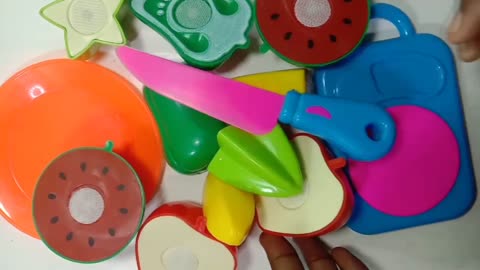 How To Cutting Plastic Fruits And Vegetables | Fruit Cutting | Satisfying Video | Toys ASMR