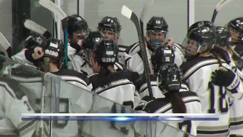 Hockey Bismarck boys and Mandan girls come from behind to win at home