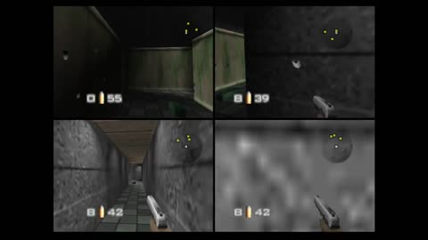 GoldenEye 007 multiplayer - Practice games. DSW vs JCR vs Robbie vs Axdoomer