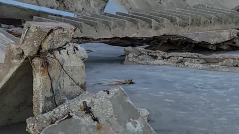 Aftermath of Hurricane Nicole in Wilbur by the Sea