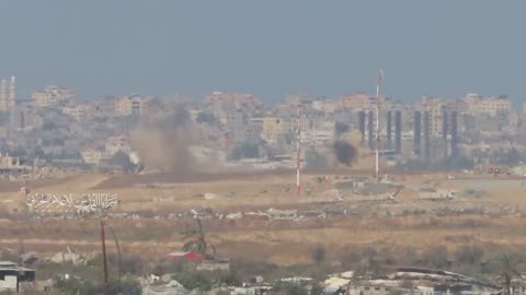 Al-Quds Brigades shows scenes of its mujahideen shelling Zionist enemy soldiers