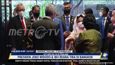 Presiden Joko Widodo Hadir di KTT APEC Ke 29 Di Thailand