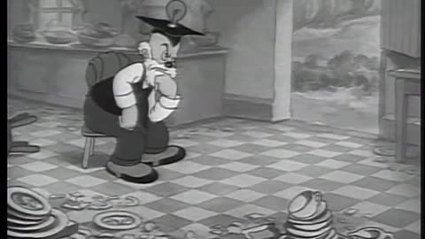 Late Nite, Black 'n White | Betty Boop | House Cleaning Blues | RetroVision TeleVision