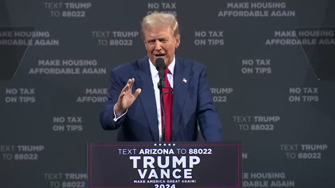 Former President Donald Trump campaign rally in Tucson, AZ - September 12, 2024