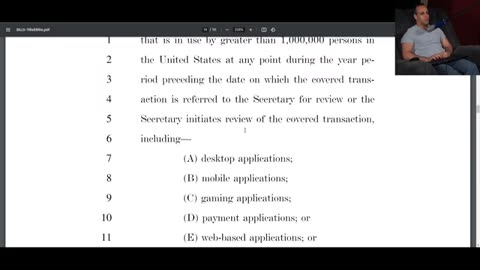 Reading bill 686 RESTRICT act