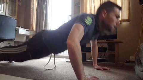 Push Ups (90) Sit Ups (80)