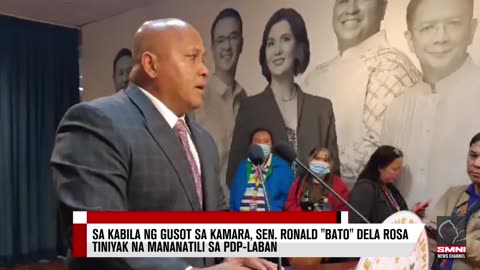 Sa kabila ng gusot sa Kamara, Sen. Ronald "Bato" Dela Rosa tiniyak na mananatili sa PDP-Laban