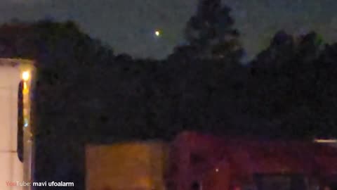 A UFO was seen in a forest in Canada! Strange lights in Atlanta