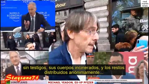 Ex vice presidente da Pfizer sobre as penas para os que planejaram a "PANDEMIA".