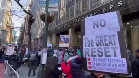 Protest in the United States in defense of victims of vaccines.