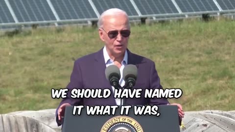 Biden admits the 'Inflation Reduction Act' was not about inflation