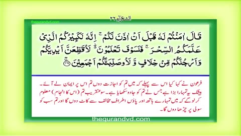 Para 19 Juz 19 - Wa qala lladhina HD Quran Urdu Hindi Translation