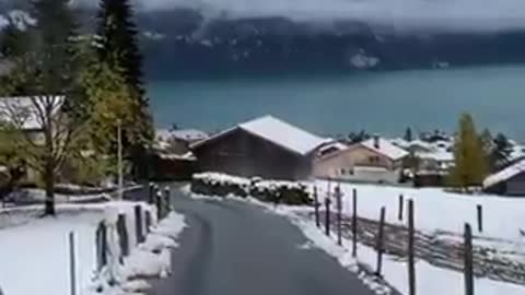 Winter wonderland in Switzerland