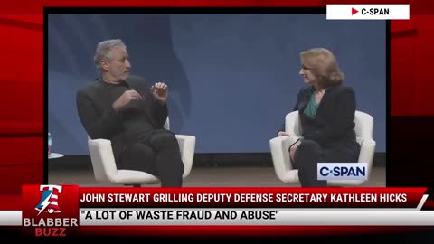 John Stewart Grilling Deputy Defense Secretary Kathleen Hicks