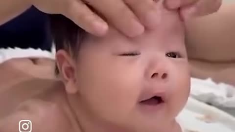 Massage funny kid