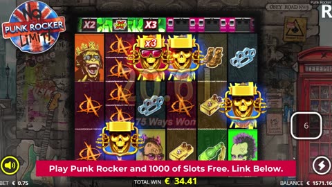 Punk Rocker Slot Big Win