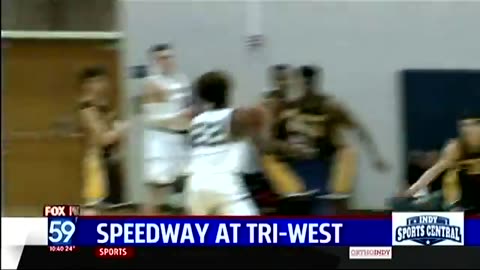 January 22, 2016 - Indiana HS Basketball: Speedway at Tri-West